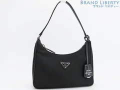 【美品】PRADA ナイロン　BR0232 サフィアーノ　レザー　ホーボーバッグ 美品】PRADA ナイロン BR0232 サフィアーノ レザー ホーボー