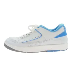 NIKE AIR JORDAN ナイキ ジョーダン スニーカー DV9956-104  AJ2 Retro Low University Blue エアジョーダン2 レトロ ロー スニーカー ホワイト系 28.5cm【中古】