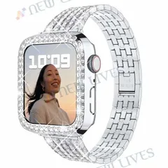 在庫セール　アップルウオッチ バンド apple watch ベルト　ダイアモンドバンド 人気　おしゃれ　高級感　エレガント　かわいい　49ｍｍ45mm42mm44mm41mm40mm38mm 女性 替えベルト　女子人気　キラキラ　ダイヤモンド