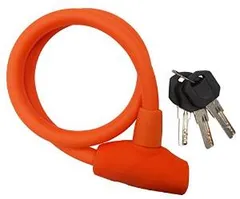 【新品・3営業日で発送】サギサカ シリコンケーブルロック60cm 【71706】