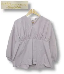 【送料無料】【極美品】アースミュージック&エコロジー earth music&ecology  長袖カットソー トップス ライトパープル Fサイズ■L28738SSS25-250421-10(198)