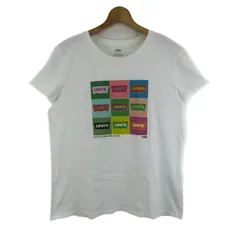 リーバイス 半袖Ｔシャツ プリントT コットン100% ブランド トップス 白 メンズ L/Gサイズ オフホワイト Levi's 【中古】