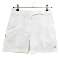 【超美品】ニューバランスゴルフ キュロットスカート 白 裏地メッシュ レディース 0(S) ゴルフウェア New Balance