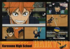 【中古】クリアファイル 烏野高校＆音駒高校 A4場面写クリアファイル 「劇場版ハイキュー!! ゴミ捨て場の決戦」 劇場グッズ