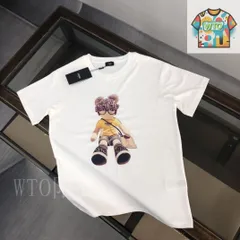 【今日WTO】FENDI Cotton Logo カップル Tee-XJ45