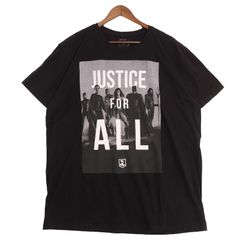 JUSTICE LEAGUE 반소매 무비 프린트 T셔츠 캐릭터 맨즈 US-2XL사이즈 헌옷 블랙계 tc-0036n