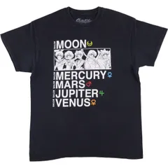 古着 SAILOR MOON 美少女戦士セーラームーン アニメ キャラクタープリントTシャツ メンズM相当/eaa577236