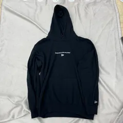 NEW ERA スウェット　パーカー　フーディー　男女兼用　ユニセックス　ブラック　黒　L