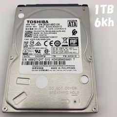 TOSHIBA 1TB 2.5" 9.5mm SATA HDD | 6k h | y18 | MQ01ABD100 / toshiba【1003】