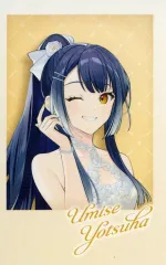 【中古】キャラカード 海妹四葉(ドレス/背景黄) 「バーチャルYouTuber にじさんじ ランダムチェキ風カード」 Ranunculus 2nd Anniversaryグッズ