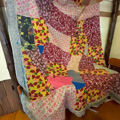 USA Vintage】 パッチワーク キルト 生地 布 アメリカビンテージ