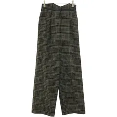 ANOGH アノフ/HIGH WAIST JQD PANTS (GREEN) ANOGH アノフ/HIGH WAIST JQD PANTS (GREEN)