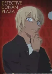 【中古】クリアファイル 安室透(背景レッド) A5クリアファイル 「名探偵コナン ゼロの挑戦者 in サンシャシンシティ」 名探偵コナンプラザ池袋会場 物販購入特典