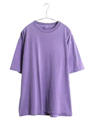 【お得なクーポン配布中!】 90s USA製 オールド ギャップ 無地 半袖 Tシャツ メンズ L / 旧タグ ヘビーウェイト コットン シングルステッチ  後染め ガーメントダイ 紫