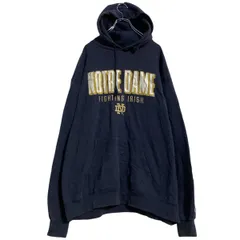 Champion ロゴスウェット パーカー XL ネイビー チャンピオン プルオーバー 裏起毛 ビッグサイズ 古着卸 アメリカ仕入 a701-5842