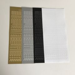 韓国 fruitsstoree アルファベットシール 筆記体 トレカデコ 1枚