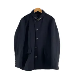 TAKEO KIKUCHI ネイビー ウールピーコート TAKEO KIKUCHI タケオキクチ ピーコート Pコート ウールコート
