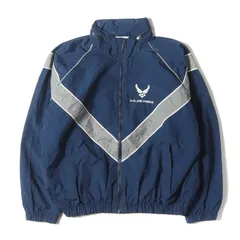 Vintage Military Item ヴィンテージミリタリー ジャケット サイズ:SMALL / X-SHORT(S-XS) / 00s 米軍実物 U.S.AIR FORCE PTU トレーニング ナイロン ジャケット / ブルー【メンズ】【中古】