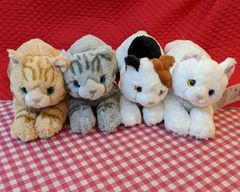 【新品】ひざねこ ぬいぐるみ Mサイズ サンレモン(SUN LEMON)