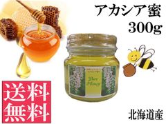 アカシア蜜300g 非加熱 生はちみつ 国産 純粋 送料無料