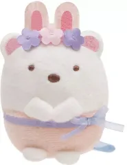 【中古】ぬいぐるみ しろくま てのりぬいぐるみ ふしぎなうさぎのおにわテーマ 「すみっコぐらし」