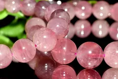 マダガスカル産 パープルローズクォーツ 9.5mm ブレスレット 1個売り パワーストーン 天然石 _BG5064-95