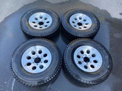 78プラド ホイール 4本セット ジムライン 黒 15インチ ランクル プラド