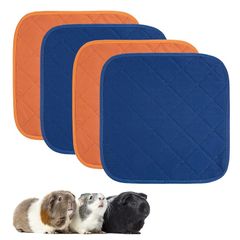 ペットシーツ 洗えるおしっこマット4枚セット（30*30cm） 犬 猫 モルモット うさぎ 小動物用ペットマット 吸水性 速乾性 床に染みず 滑り止め 匂いせず お漏らし はみ出し対策 ペット用トイレシート