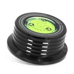 KozyOneレコードスタビライザー高精度安定性ターンテーブル重量スタビライザーアルミニウム合金レコード重量クランプ振動軽減LPレコードアクセサリー多くのレコードプレーヤーに適用(…