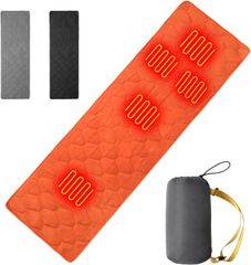寝袋用発熱パッド シュラフ ホットマット 速暖 3段階温度調整 寒さ対策 USB 電熱 モバイルバッテリー給電 抗菌防臭 丸洗い可 肌に優しい 秋冬用 防寒 保温 寝袋 シュラフ用 インナーシーツ 快適温度 軽量 キャンプ 車中泊 登山 防災 自宅 アウトドア