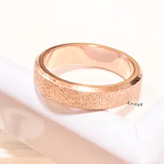 4㎜ キラリング ステンレスリング ステンレス指輪 ピンキーリング ピンク