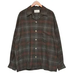 ワコマリア オンブレ チェック シャドー ダーク ブラウン メンズ 長袖シャツ Amazon.co.jp: [OURECO] WACKO MARIA ワコマリア シャツ 長袖