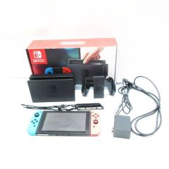 ※Nintendo Switch ニンテンドー スイッチ HAC-001  HAC-007 HAC-S-KABAA Joi-Con ストラップ  ネオンブルー  ネオンレッド 初期化済み ジャンク扱い D195AV ★3848