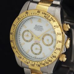 ELGIN エルジン クロノグラフ デイトナスタイル 腕時計 FK-1059-F 