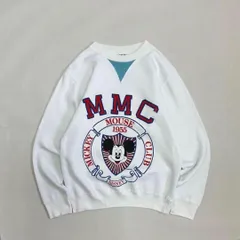 80s USA製　ディズニー　ミッキー　スウェット　ミッキーマウスクラブ Disney mickey MMC print  sweat shirt vintage T809 C7
