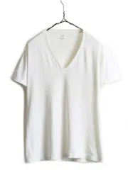80s 90s USA製 ■ JOCKEY Vネック 無地 半袖 Tシャツ ( 