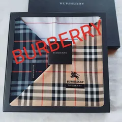 2024年最新】burberry ハンカチ ギフトの人気アイテム - メルカリ