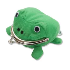 小銭入れ 財布 カエル ナルトコスプレ 小道具 アクセサリー ユニセックス (グリーン)