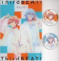 【中古】雑貨 [単品] 和泉三月＆四葉環 アクリルパネル＆缶バッジ(2個セット) 「Blu-ray アイドリッシュセブン Third BEAT! 第4巻 ナナイロストア限定版」 同梱特典