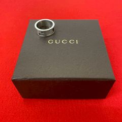極 美品 希少品 GUCCI グッチ スクエアG リング シルバー925