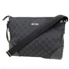 グッチ(Gucci) グッチ ショルダーバッグ GGキャンバス 114273 キャンバス ブラック レディース P867854