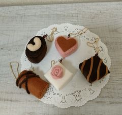 フェルトde チョコレートアソート　キーチェーン付