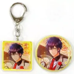 【中古】その他雑貨(キャラクター) 鷹司正臣 缶バッジ＆アクリルチャームセット 「ボーイフレンド(仮)プロジェクト ふぉーちゅん☆くじ AnimeJapan 2018 ver. Type C」 缶バッジ＆アクリルチャームセット賞