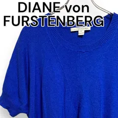DIANE von FURSTENBERG ダイアンフォンファステンバーグ セーター ニット プルオーバー ブルー レディース Size M/L S993201U16