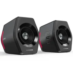 【新着商品】Edifier G2000 32W RGB ゲーミング スピーカー PC パソコン PS5 ゲームモニター用 Bluetooth、USB、3.5mm AUX有線無線3種類接続対応、映画/音楽/ゲームモード【SUB-OUT端子/Hi-Fi音質】 黒