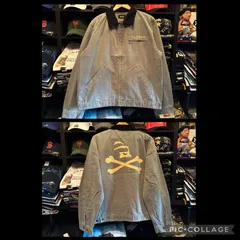 XLARGE SKULL WORK JACKET OLIVE Lサイズ