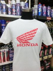 送料込！ HONDA ホンダ 純正 ウイングTシャツ ホワイト コットンTシャツ バイクTシャツ
