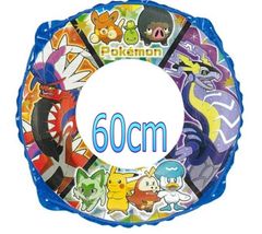 【新品】ポケモン 浮き輪 60 cm ブルー AHB-160V