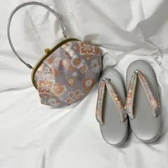 【未使用品】草履バックセット　匿名配送　華紋　日本製　訪問着　結婚式　入学式　卒業式　振袖　成人式　晴れ着　NO20