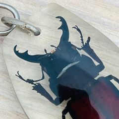 キーホルダー　クワガタ　くわがた